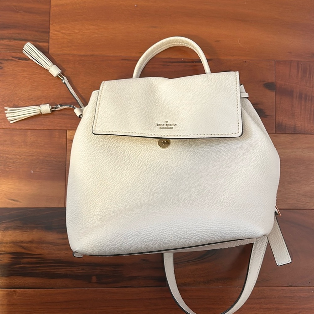 Kate spade leather back pack